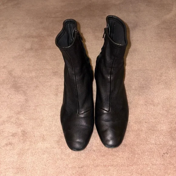 Loeffler Randall Alec Black Mid-Heel Stretch Bootie - Picture 3 of 7